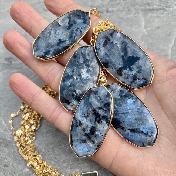 Estrella & Luna Jewelry - Radiant Spectrolite Necklace
